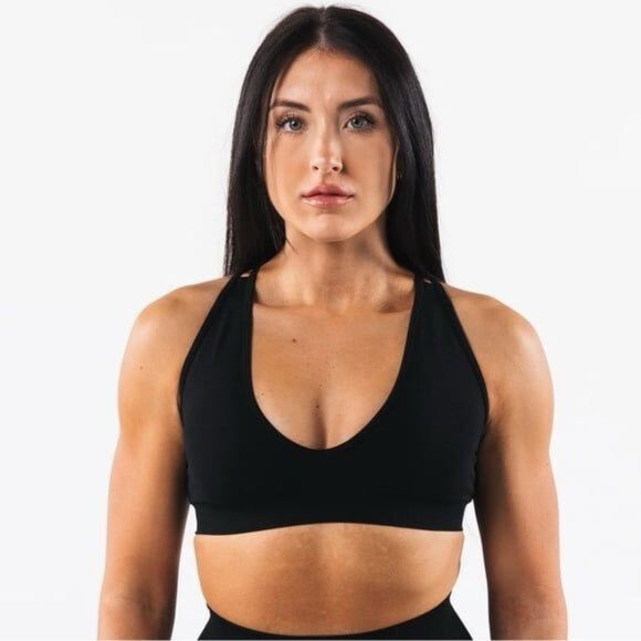 Alphalete Other - Alphalete Amplify Deep V Bra Black Size Small